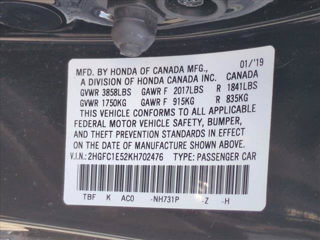 Used 2019 Honda Civic Si image 25