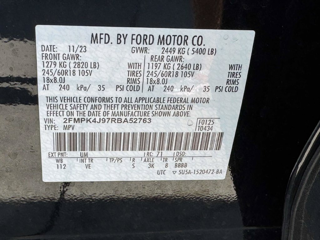 Used 2024 Ford Edge SEL AWD/4WD image 28