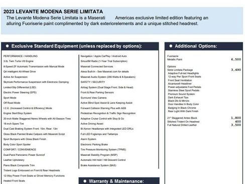 Certified 2023 Maserati Levante Modena AWD/4WD image 2