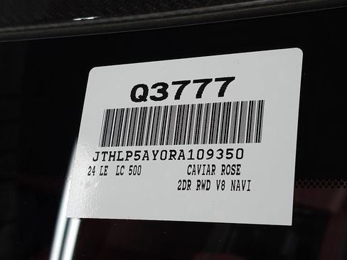 Certified 2024 Lexus LC 500 Coupe image 34