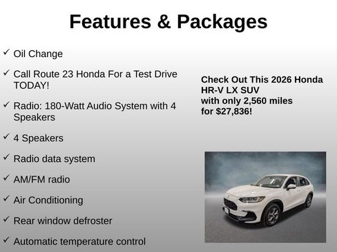 Used 2026 Honda HR-V LX image 4