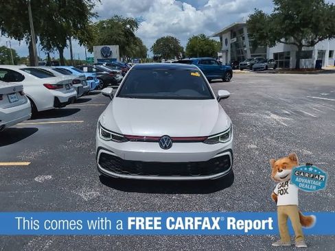 Used 2023 Volkswagen GTI SE w/ SE Leather Package FWD image 2