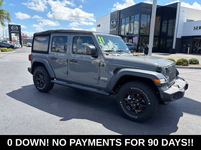Used 2021 Jeep Wrangler Unlimited Sport AWD/4WD image 1