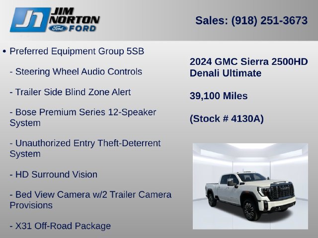 Used 2024 GMC Sierra 2500 Denali Ultimate AWD/4WD image 46