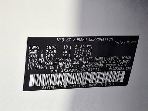 Used 2022 Subaru Legacy Limited XT image 30