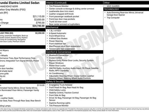 Used 2013 Hyundai Elantra Limited w/ Technology Pkg FWD image 11