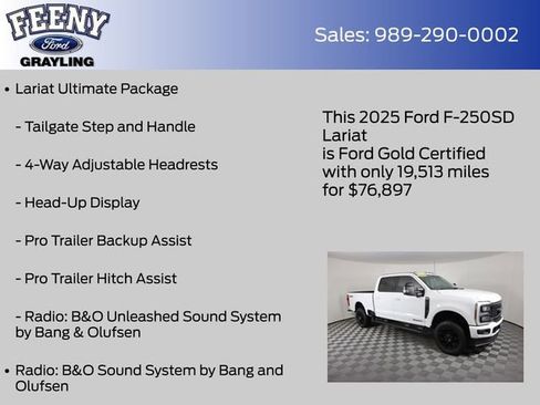 Used 2025 Ford F250 Lariat w/ Lariat Ultimate Package image 18