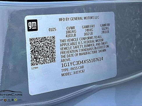 Used 2025 Chevrolet Corvette Stingray Premium Conv w/ 3LT image 24