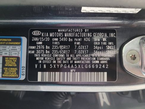 Used 2020 Kia Sorento FWD V6 image 33
