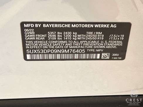 Used 2022 BMW X3 xDrive30i w/ Premium Package 2 AWD/4WD image 30