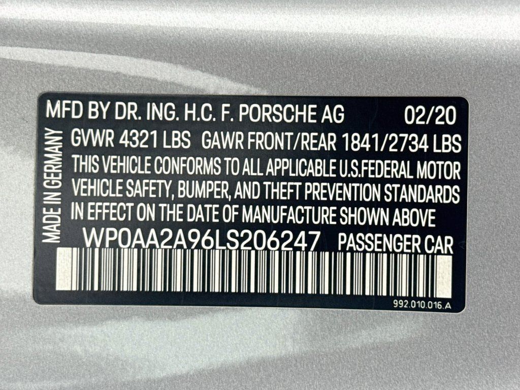 Certified 2020 Porsche 911 Carrera RWD image 32