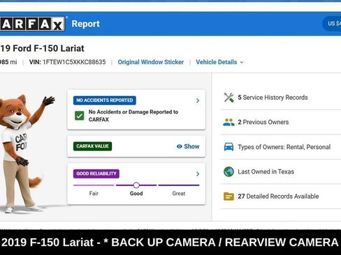 Used 2019 Ford F150 Lariat RWD image 9