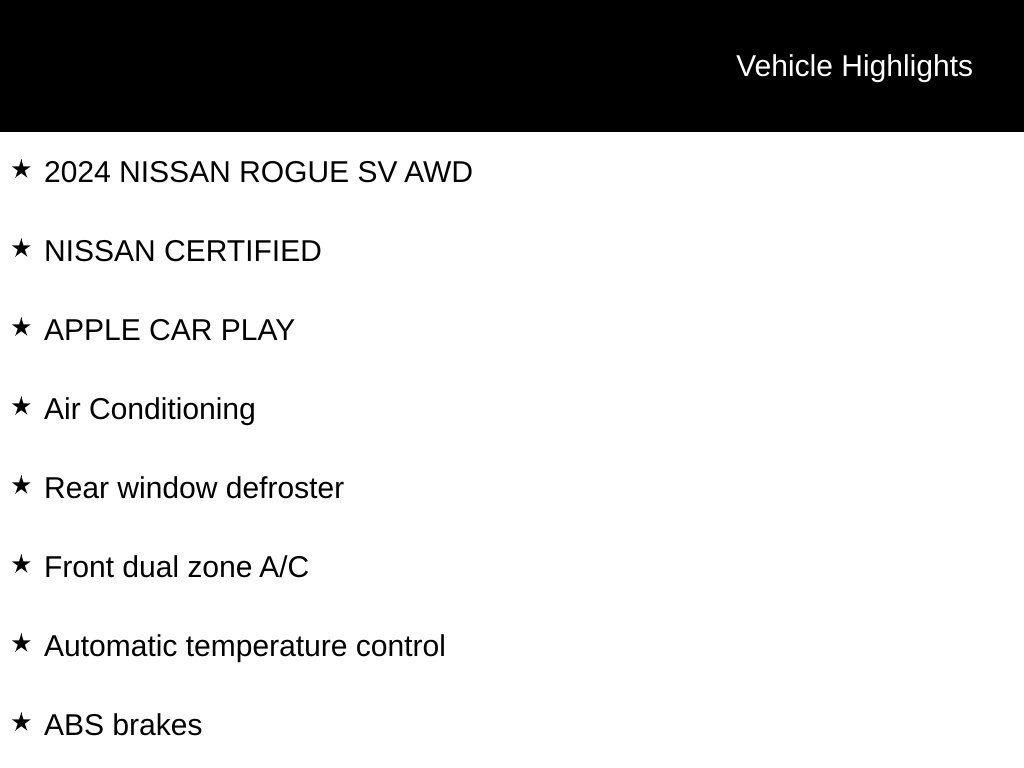 Certified 2024 Nissan Rogue SV AWD/4WD image 6