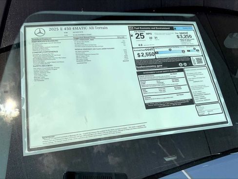New 2025 Mercedes-Benz E 450 4MATIC All-Terrain Wagon image 22