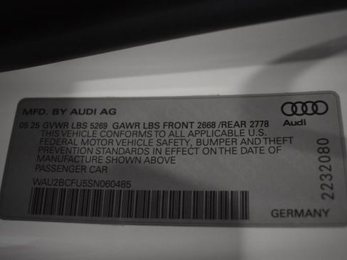 Used 2025 Audi A5 2.0T Premium Plus w/ Premium Plus AWD/4WD image 28