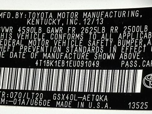 Used 2014 Toyota Avalon XLE Touring FWD image 55