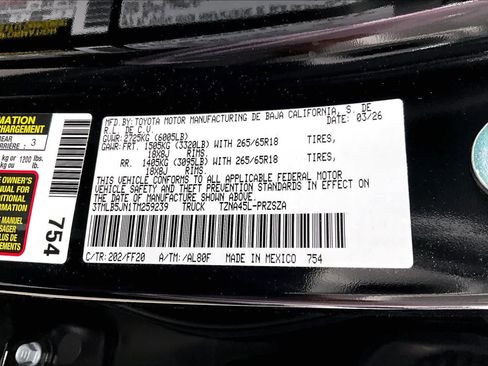 New 2026 Toyota Tacoma SR5 AWD/4WD image 18