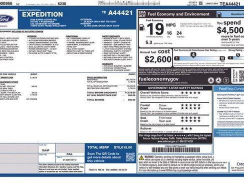New 2026 Ford Expedition Active RWD image 6