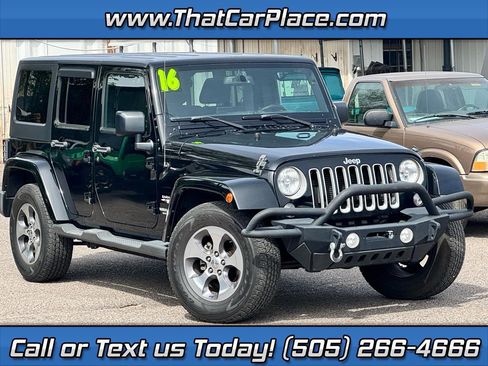Used 2016 Jeep Wrangler Unlimited Sahara image 1