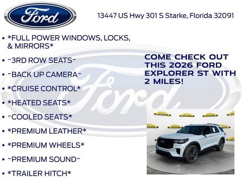 New 2026 Ford Explorer ST RWD image 10