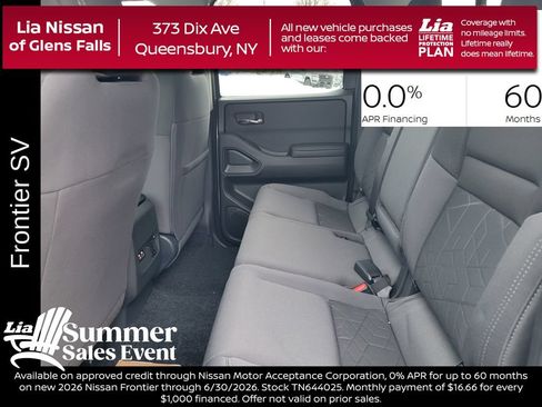 New 2026 Nissan Frontier SV w/ SV Convenience Package AWD/4WD image 30
