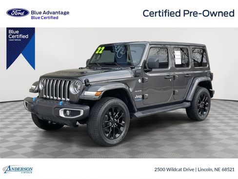 Used 2022 Jeep Wrangler Unlimited Sahara w/ Cold Weather Group AWD/4WD image 1