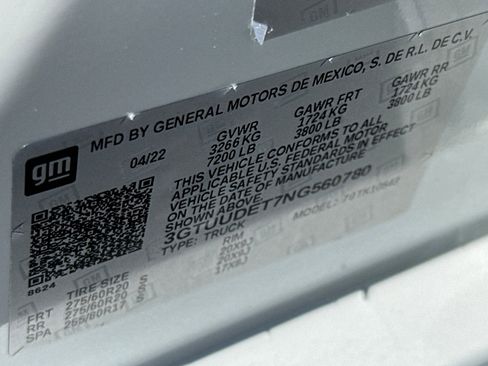 Used 2022 GMC Sierra 1500 SLT w/ X31 Off-Road Package image 56