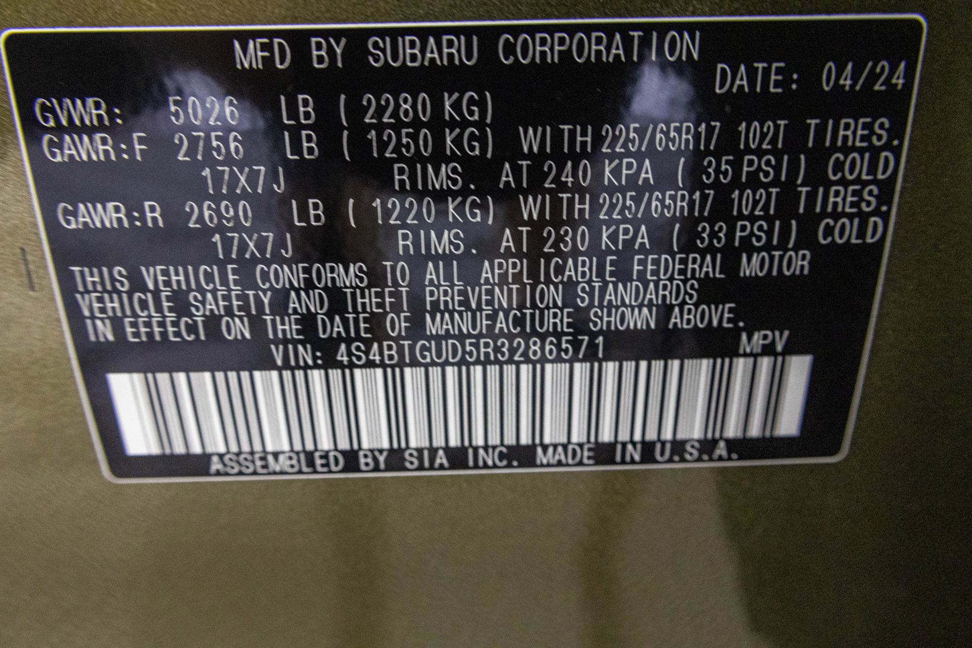 Used 2024 Subaru Outback Wilderness AWD/4WD image 57