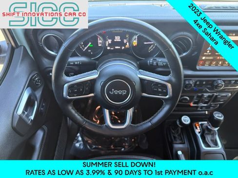 Used 2023 Jeep Wrangler Unlimited Sahara w/ Cold Weather Group AWD/4WD image 11