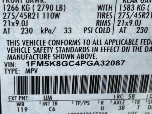 Certified 2023 Ford Explorer ST w/ Equipment Group 401A AWD/4WD image 35