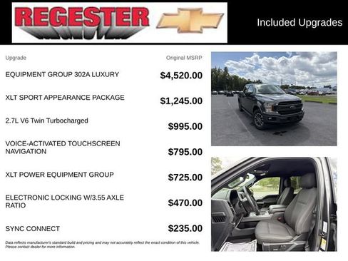 Used 2018 Ford F150 XLT w/ Equipment Group 302A Luxury AWD/4WD image 5