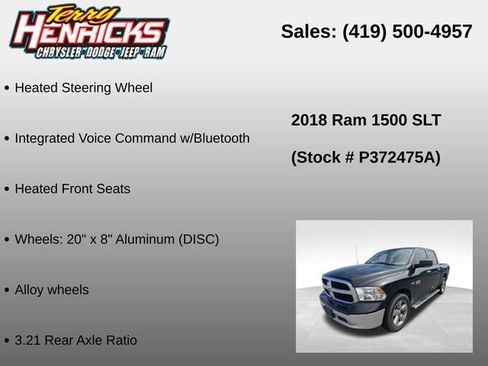 Used 2018 RAM 1500 Classic SLT w/ Luxury Group AWD/4WD image 23