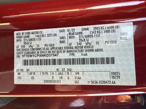 Used 2022 Ford F150 XLT w/ Equipment Group 302A High RWD image 20