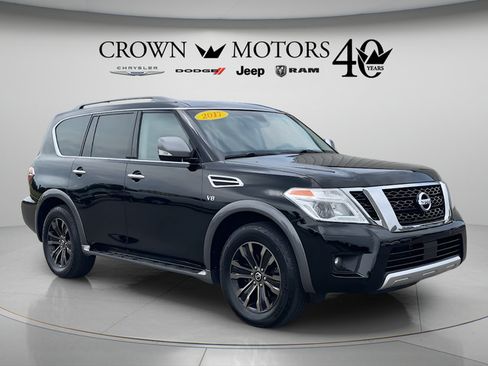 Used 2017 Nissan Armada Platinum w/ Captain Seat Package AWD/4WD image 3