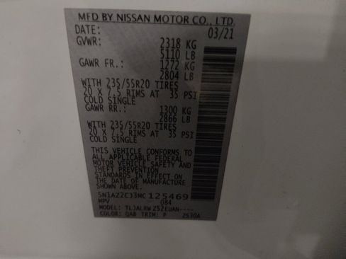 Used 2021 Nissan Murano SL FWD image 33