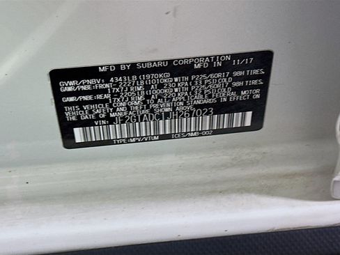 Used 2018 Subaru Crosstrek 2.0i Premium w/ Eyesight System AWD/4WD image 12