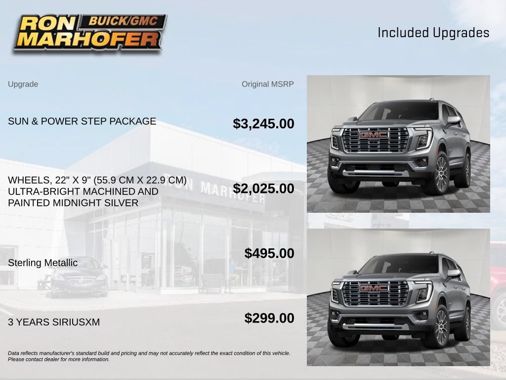 New 2026 GMC Yukon Denali w/ Sun & Power Step Package AWD/4WD image 7