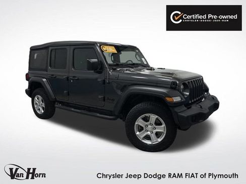 Used 2022 Jeep Wrangler Unlimited Sport image 1