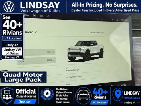 Used 2022 Rivian R1T Adventure AWD/4WD image 20