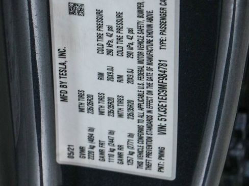 Used 2021 Tesla Model 3 Performance AWD/4WD image 27