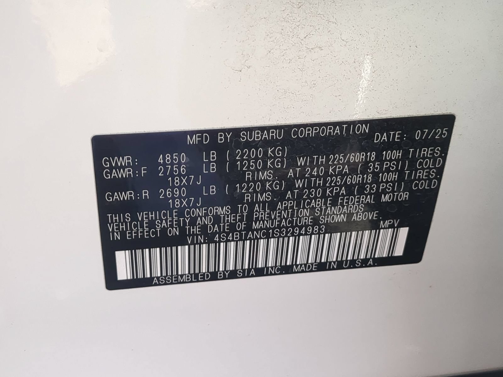 Certified 2025 Subaru Outback Limited AWD/4WD image 31