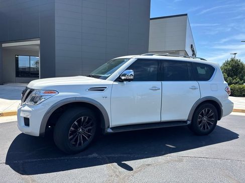 Used 2018 Nissan Armada Platinum w/ Captain Seat Package AWD/4WD image 1