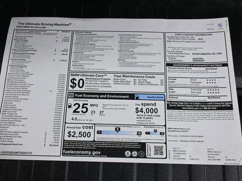 Used 2026 BMW X5 xDrive40i w/ M Sport Package image 38