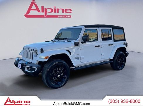 Used 2022 Jeep Wrangler Unlimited Sahara w/ Cold Weather Group image 1