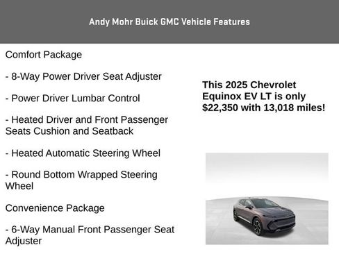 Used 2025 Chevrolet Equinox EV LT w/ Convenience Package image 8