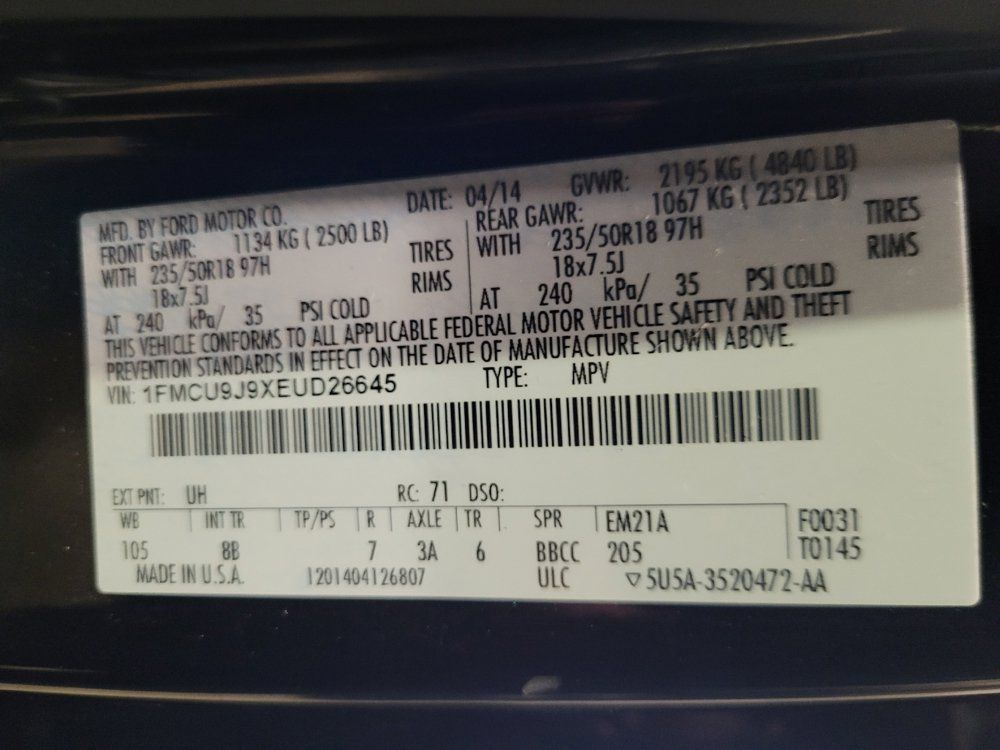 Used 2014 Ford Escape Titanium AWD/4WD image 33