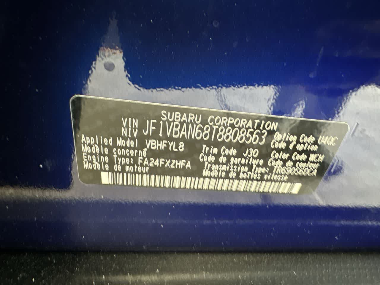 New 2026 Subaru WRX Limited AWD/4WD image 29