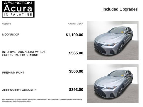 Used 2025 Lexus IS 350 F Sport w/ Accessory Package 2 AWD/4WD image 4