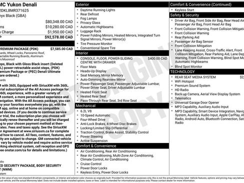 Used 2021 GMC Yukon Denali w/ Denali Premium Package AWD/4WD image 42