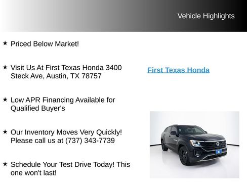 Used 2025 Volkswagen Atlas Cross Sport SE FWD image 9